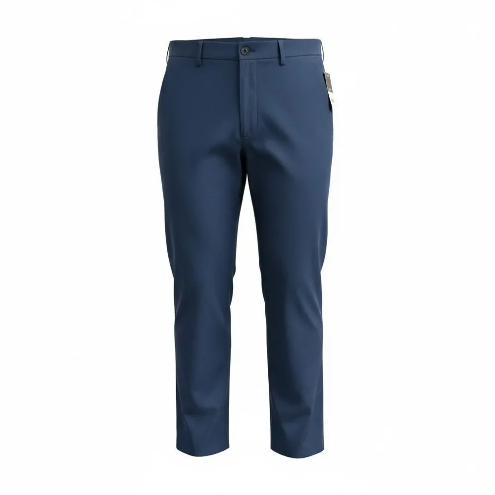 NWT - Izod Men’s Navy Blue Straight Fit Flex Waist - Size 34” waist